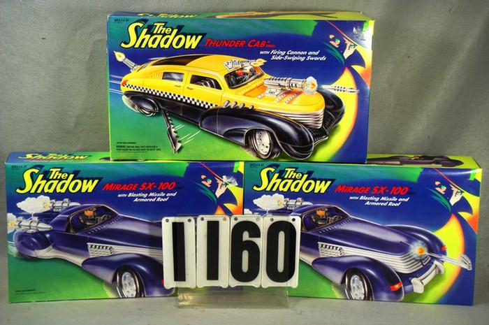 Lot of 3 The Shadow cars 2 Mirage 3d17c
