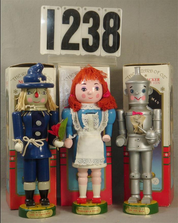 Lot of 3 Wizard of Oz Nutcracker Collection,