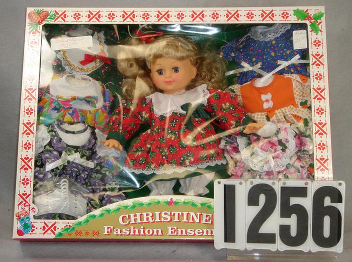 Christmas Ensamble doll, includes