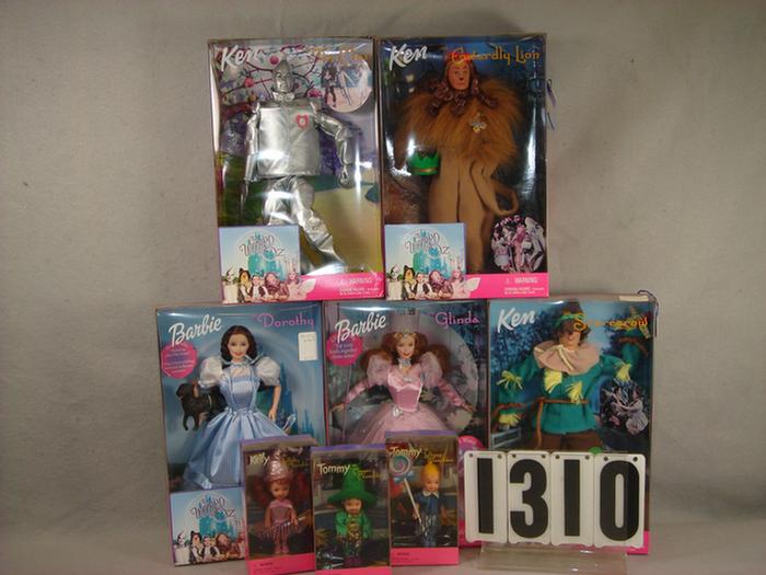 Lot of 8 Wizard of Oz related Barbies