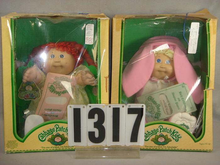 Lot of 2 Cabbage Patch Kids 1983 3d1fd