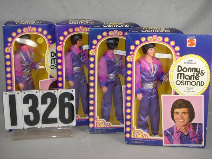 Lot of 4 Donnie Osmond dolls in