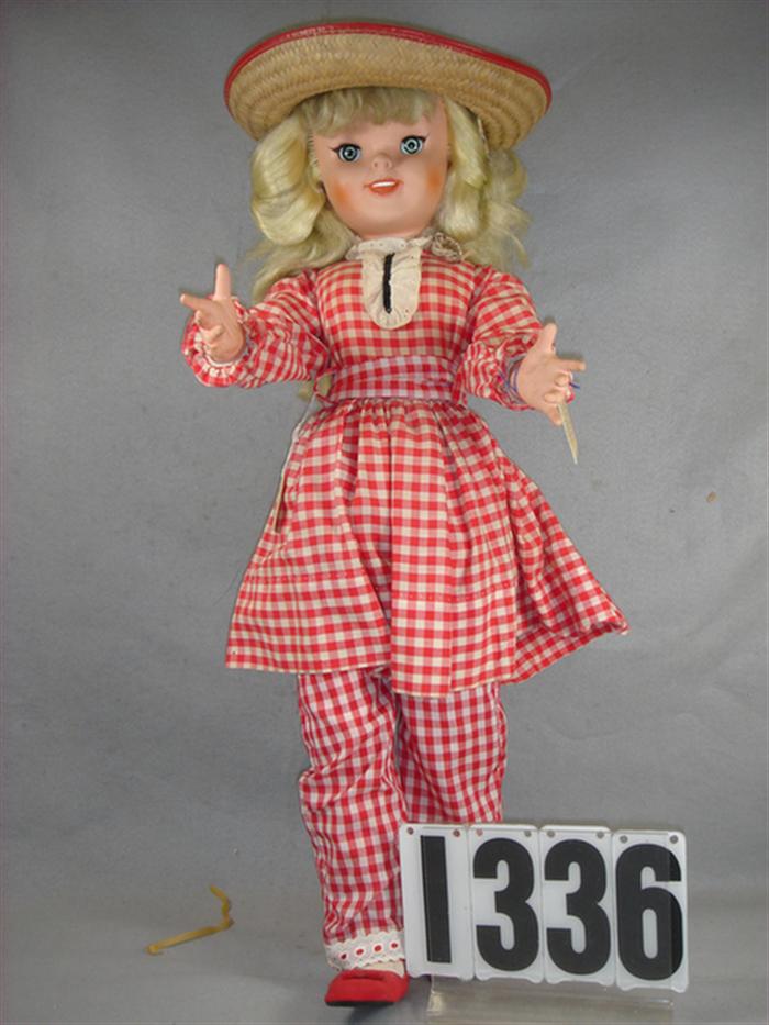 36" 1960 Pollyanna doll, Oneeda