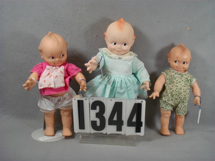 Lot of 3 Kewpie dolls, made by