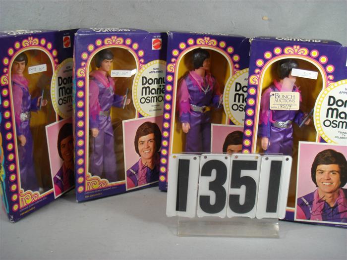 Lot of 4 Donnie Osmond dolls in 3d218