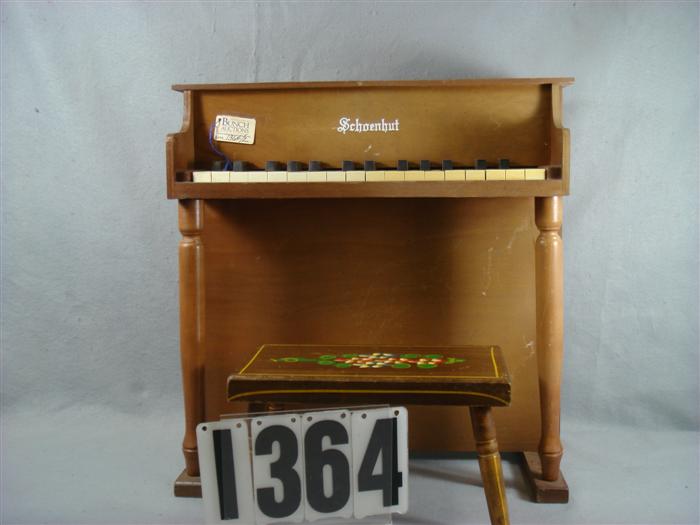 Schoenhut 20 tall childs toy piano,