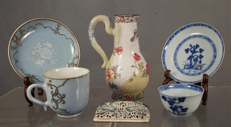 Lot of 6 18th 19th c Chinese porcelain 3d628