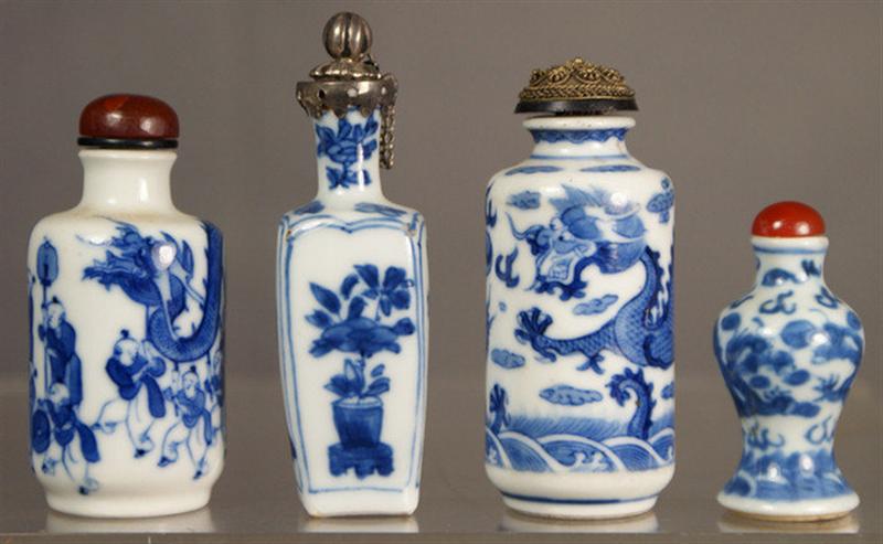  4 porcelain snuff bottles 2  3d696