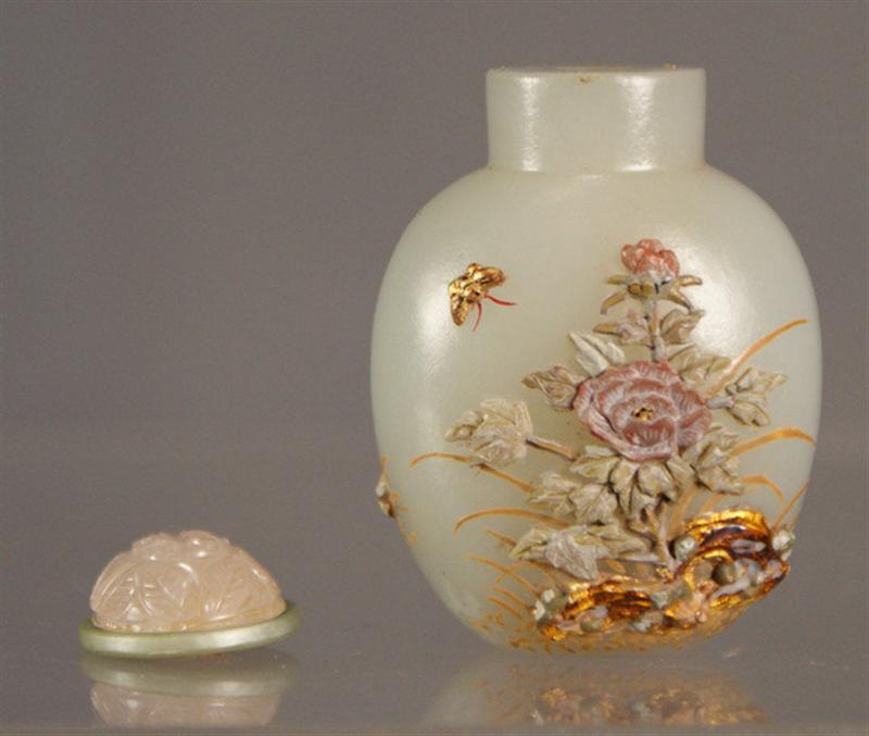  1 mutton fat jade snuff bottle 3d6b9