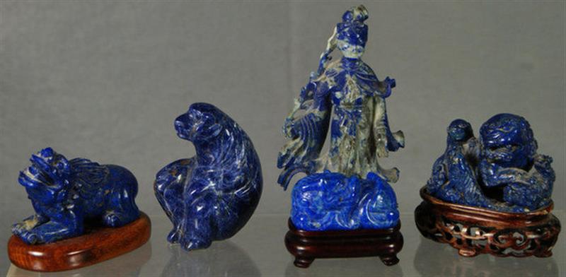 11 assorted lapis lazuli figural 3d70d