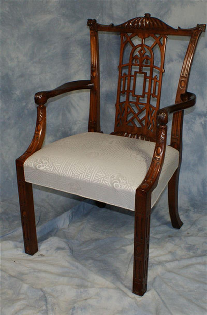 Chinese Chippendale style mahogany