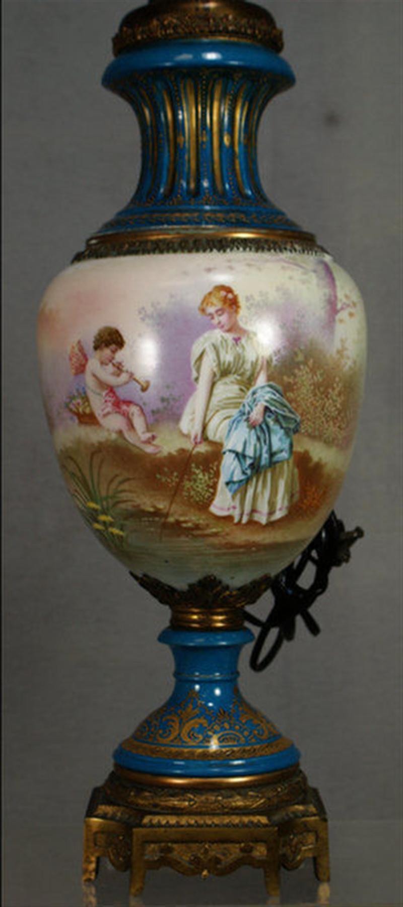 Sevres porcelain urn converted 3d7dc