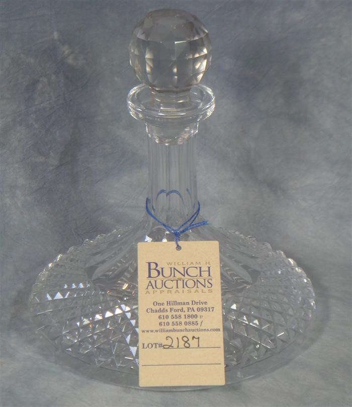 Waterford decanter 12 h Estimate 3d482