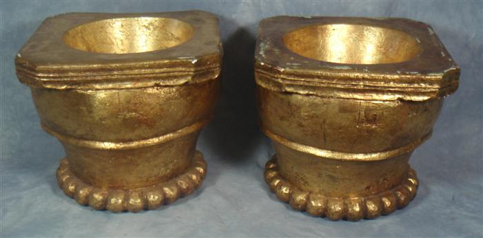 Pair of gilt finished composition 3d48f