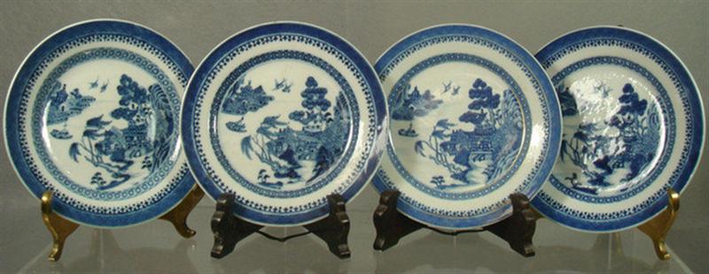 Lot of 4 19th c Chinese export