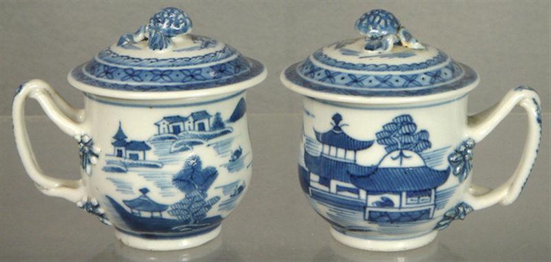 Lot of 2 19th c Chinese export 3d5a9