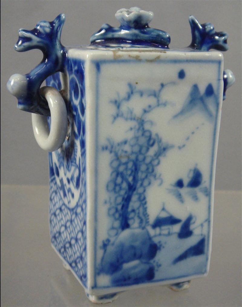 19th c Japanese porcelain censor,