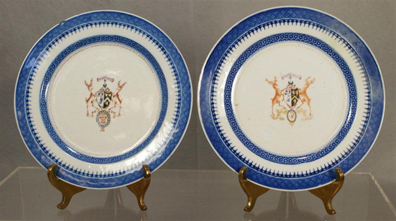 Lot of 2 19th c Chinese export 3d5cf