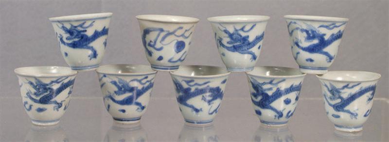 Lot of 10 18th c Chinese Hatcher 3d5e3