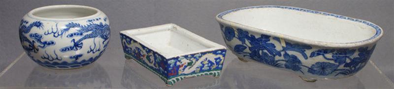 Lot of 3 19th 20th c Chinese and 3d5f5