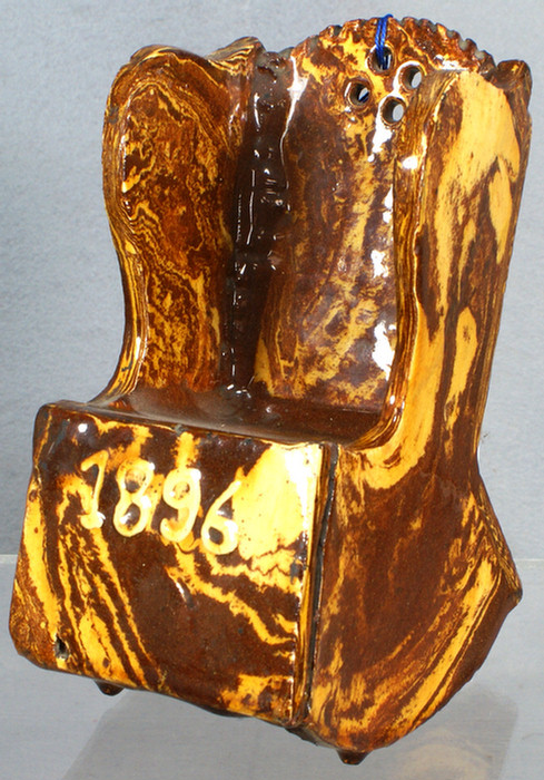 Brown and yellow glazed Bennington 3da5f