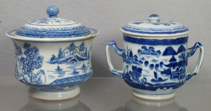 2 Chinese Export porcelain Canton 3db59