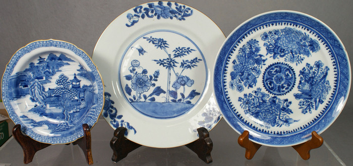 2 Chinese Export porcelain blue 3db92