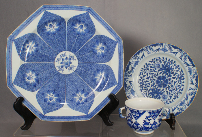 Chinese export porcelain blue and 3dbb8