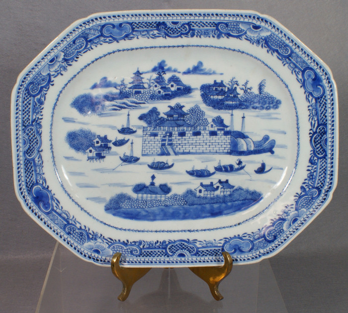 Chinese export porcelain blue and