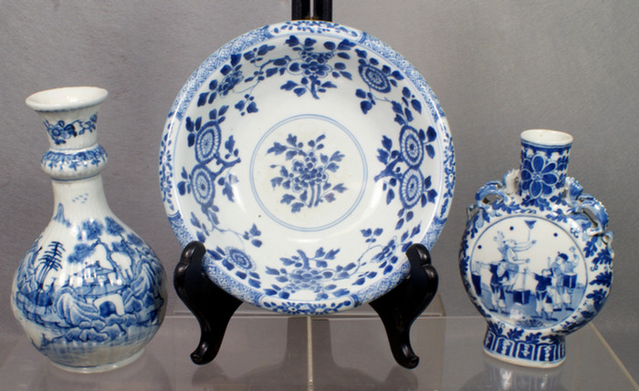 Chinese export porcelain blue and 3dbc3