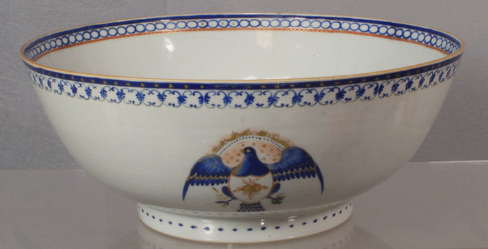 Chinese export porcelain punch 3dc15