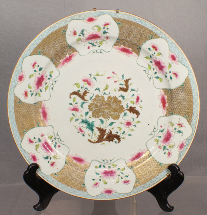 Chinese export porcelain charger  3dc2b