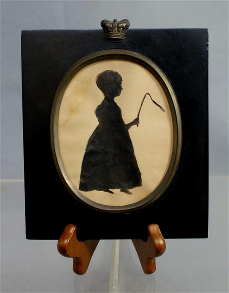Hand cut mourning silhouette William 3d8ad