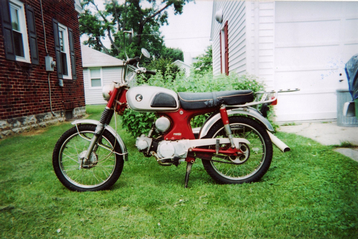 1967 Honda CL 90cc 8415 miles Second