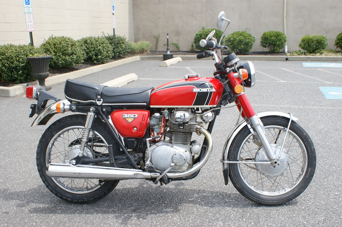1972 Honda CB350 Original through