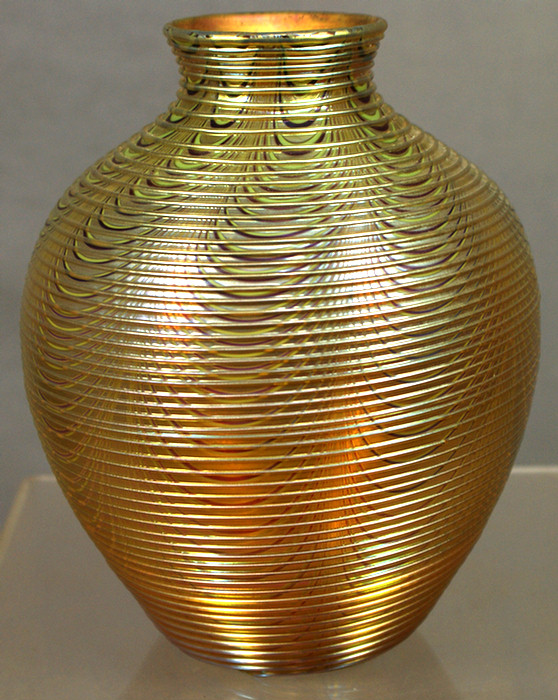 Contemporary art glass vase baluster 3d974