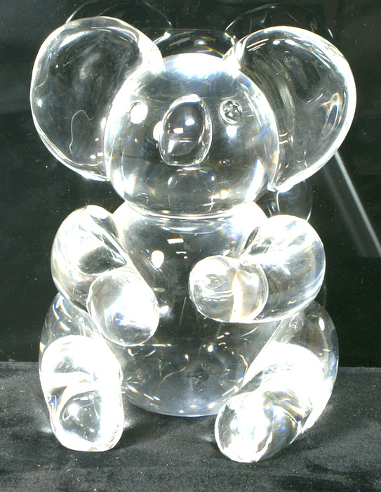 Steuben crystal koala bear inscribed 3d987