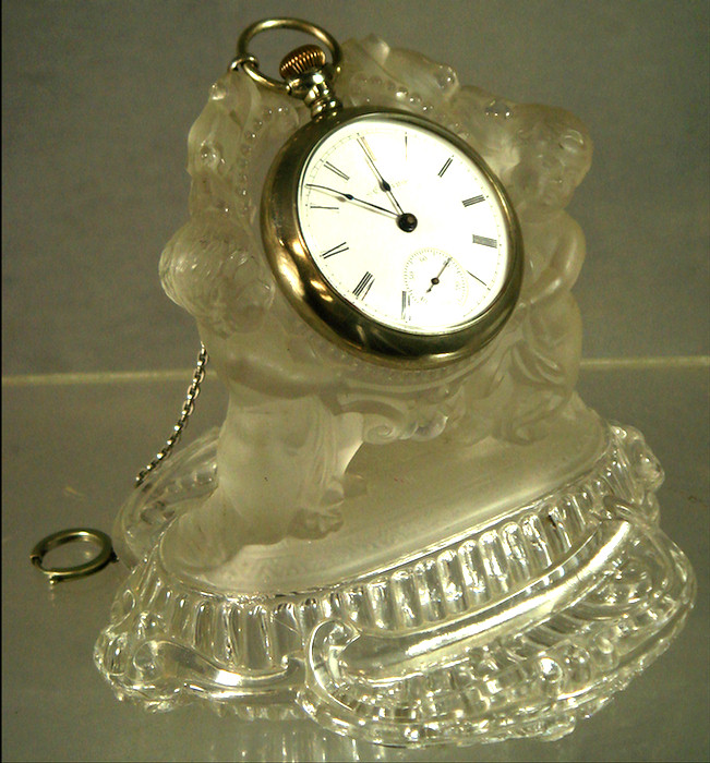 Baccarat crystal watch holder  3d9af