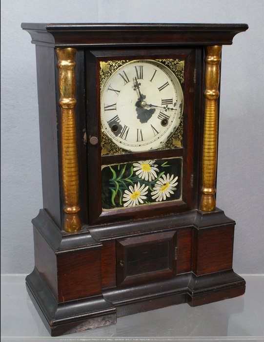Atkins Clock Co rosewood mantle
