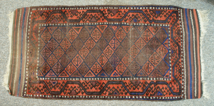 Belouchistan 34 x 69 worn 3ddd8