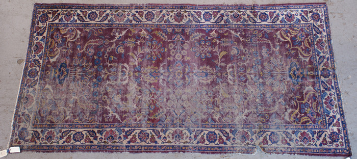 6 2 x 12 1 Persian rug heavily 3ddee