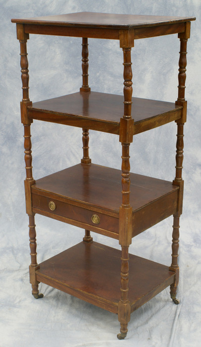 Mahogany Regency 4 tier dumb waiter 3de53