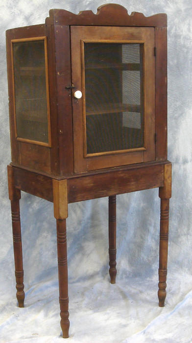 Soft wood screened  pie safe on