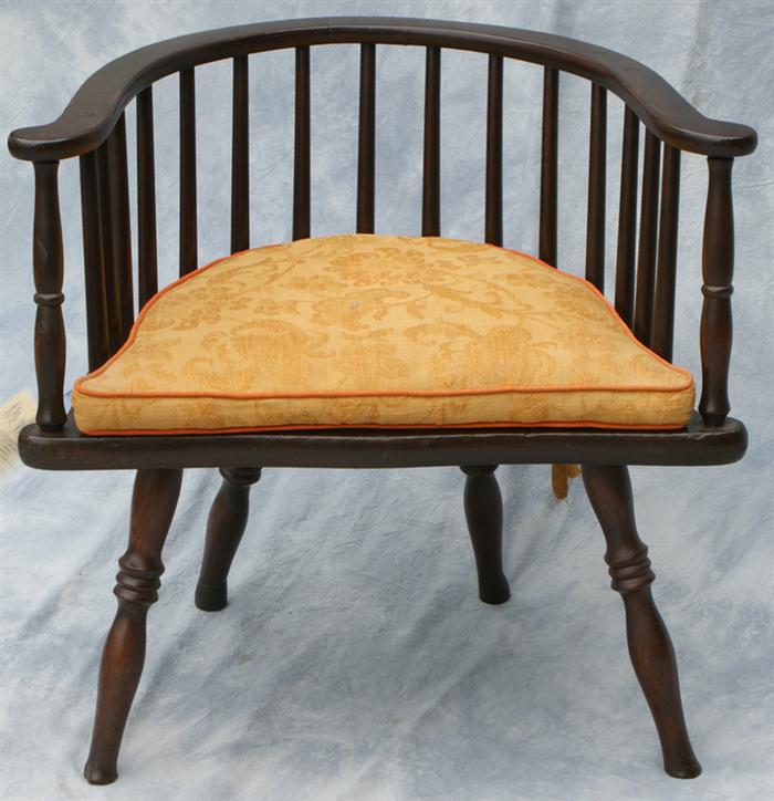 English oak Windsor chair, 19th/20th