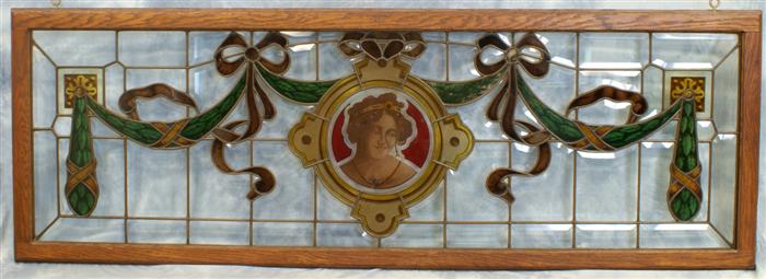 Stained and beveled glass panel  3def4