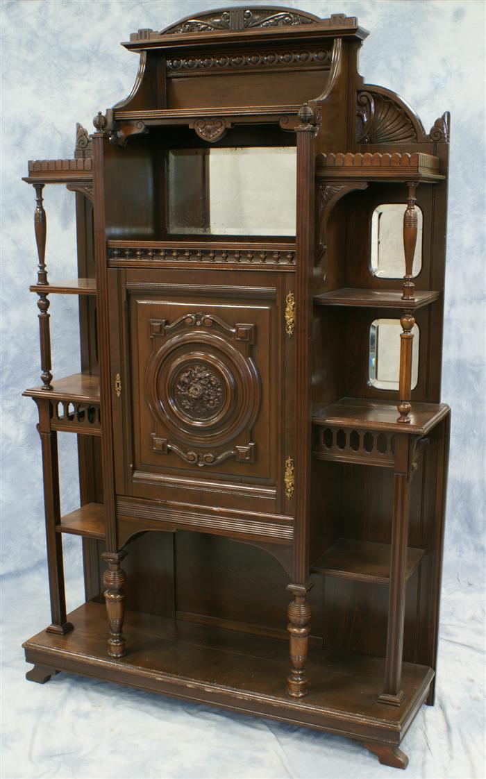 Carved mahogany Victorian Eastlake 3df18