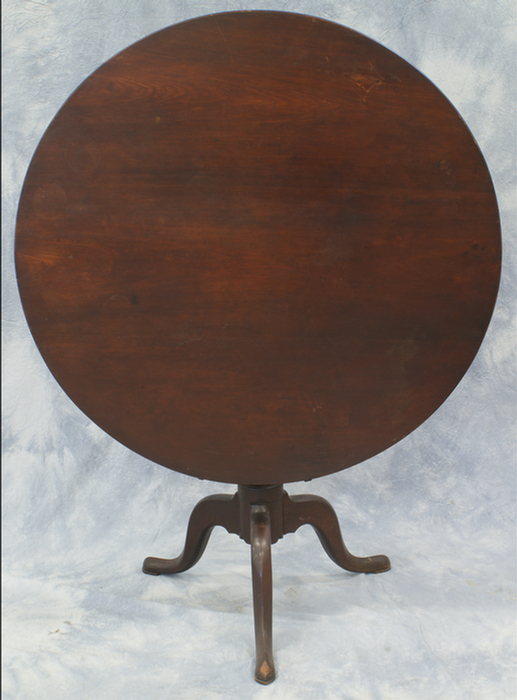 Mahogany Queen Anne tilt top birdcage 3df4a