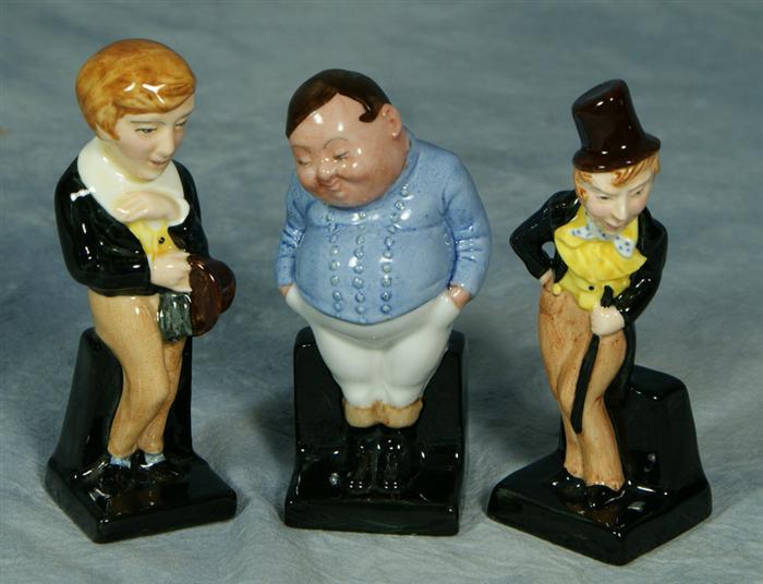 Three Royal Doulton figurine, no