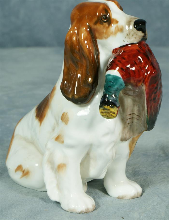 Royal Doulton spaniel with pheasant  3dff0