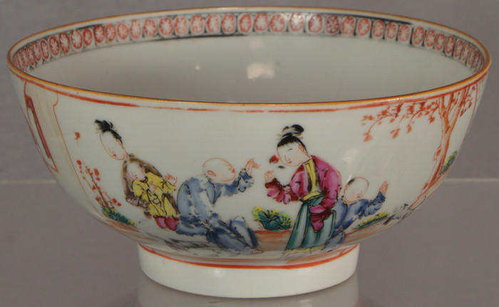 Chinese Export small punch bowl  3dcab